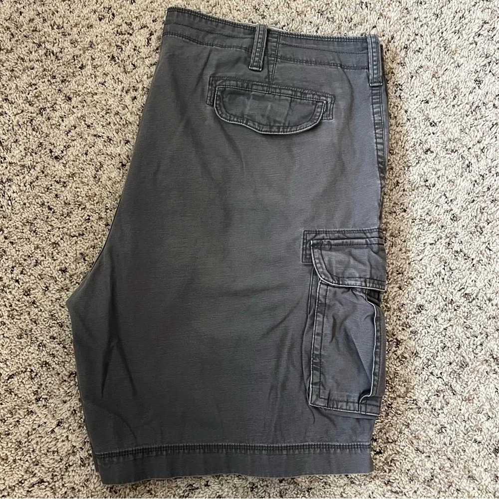 Arizona Jean Co Men’s Big & Tall Cargo Pants | Waist 48 | Grey | 100% Cotton - Picture 7 of 7